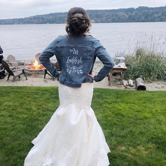 Denim Jacket David's Bridal Shrugs David's Bridal Jackets
