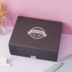 Custom Logo Print Gift Box - Pink Positive