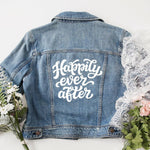 Happily Ever After Bride Denim Jacket
