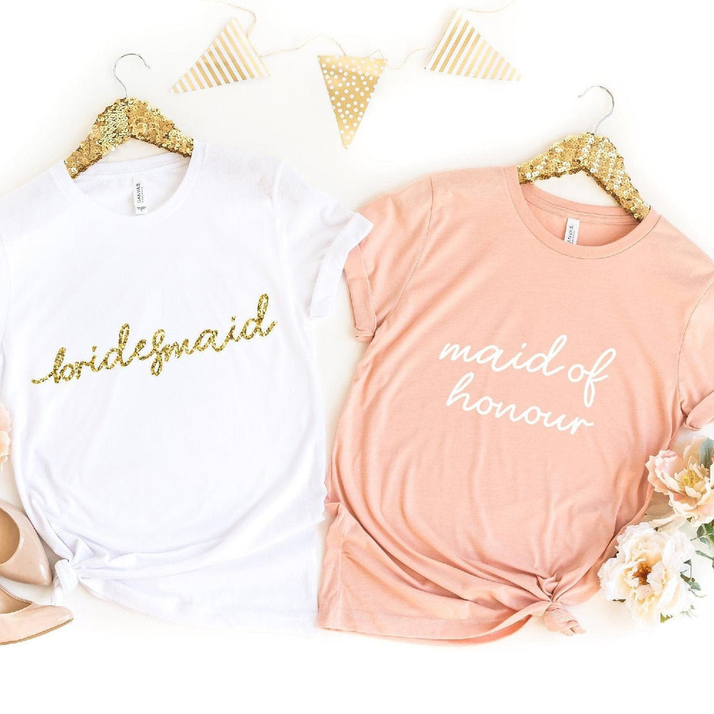 Hen Party T-Shirts with Wedding Role - Pink Positive