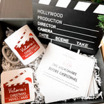 Movie Advent Gift Set for Film Lovers | Clapper Board, Movie Watching Mug, Coaster, 24 Film Cards
