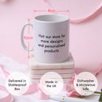 Personalised Easter Mug with Easter Egg Drawing