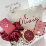 Will you be my Maid of Honour/ Bridesmaid Proposal Box - Filled Gift Box (Cinnamon Theme)