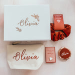 Will you be my Maid of Honour/ Bridesmaid Proposal Box - Filled Gift Box (Cinnamon Theme)