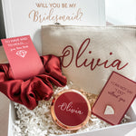 Will you be my Maid of Honour/ Bridesmaid Proposal Box - Filled Gift Box (Cinnamon Theme)