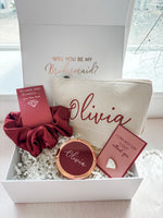 Will you be my Maid of Honour/ Bridesmaid Proposal Box - Filled Gift Box (Cinnamon Theme)