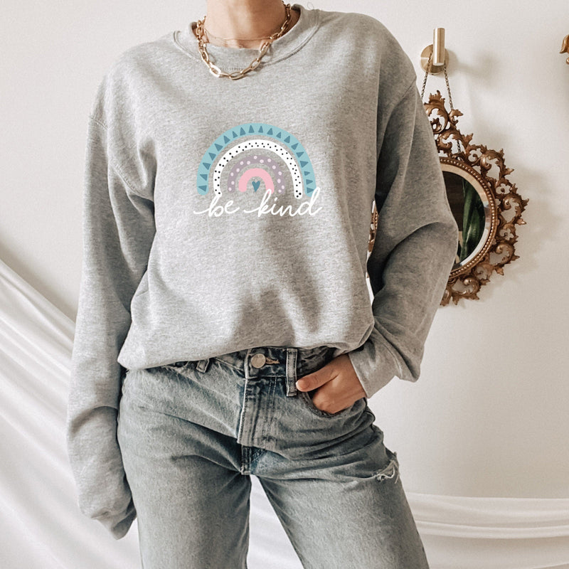 Be Kind Rainbow Sweatshirt