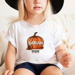 Personalised Halloween T-Shirt for Kids Pumpkin