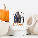 Haunted House kids mugs, office mug with name