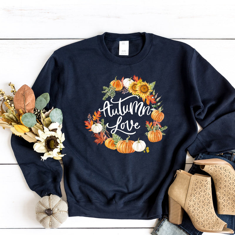 Autumn Wreath Sweatshirt Jumper