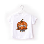 Personalised Halloween T-Shirt for Kids Pumpkin