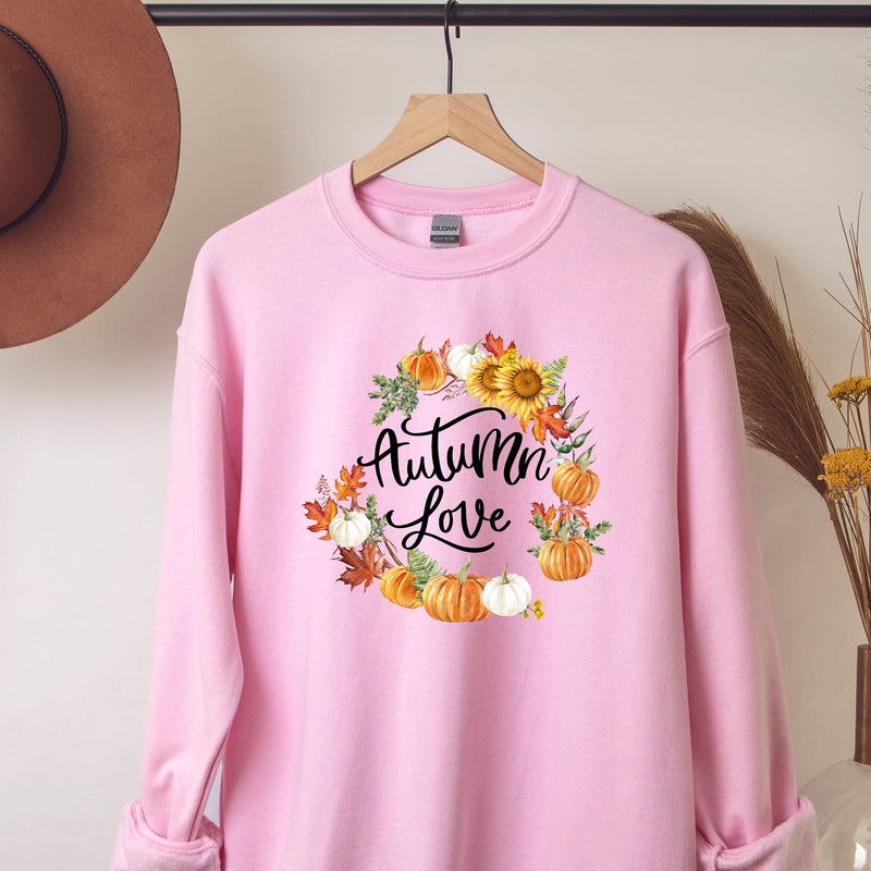 Autumn Wreath Sweatshirt Jumper