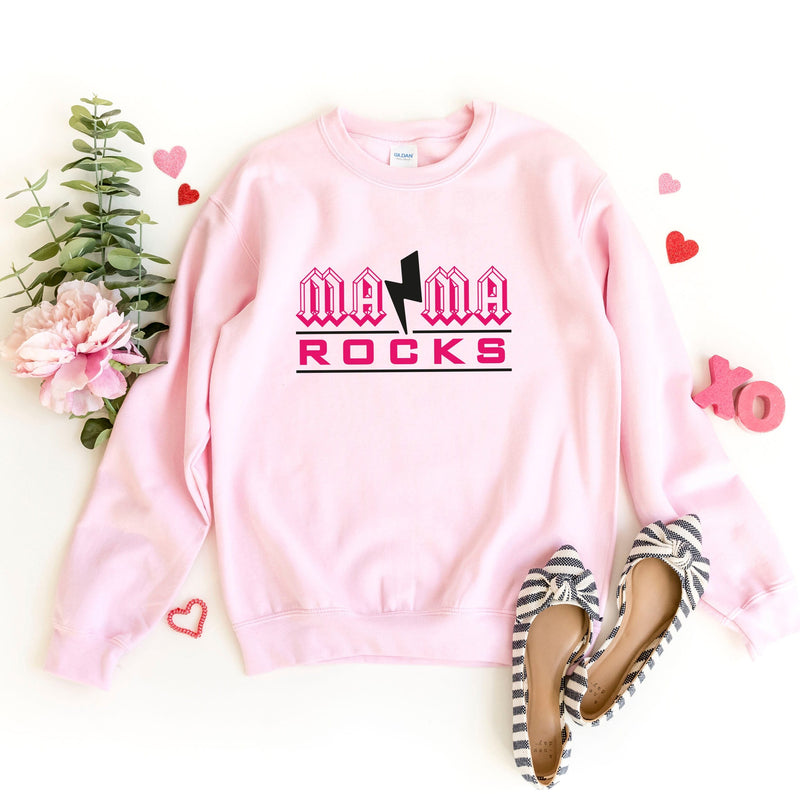 Mama Rocks Sweatshirt Mothers Day Gift