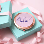 Personalised Bridesmaid Pocket Mirror