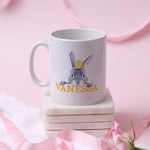 Personalised Easter Mug with Bunny Drawing