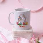 Flower Easter Bunny Ceramic Mug