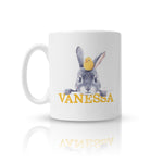 Personalised Easter Mug with Bunny Drawing