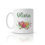 Personalised Easter Mug with Easter Egg Drawing