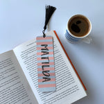 Personalised Metal Bookmark with Custom Name