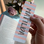 Personalised Metal Bookmark with Custom Name