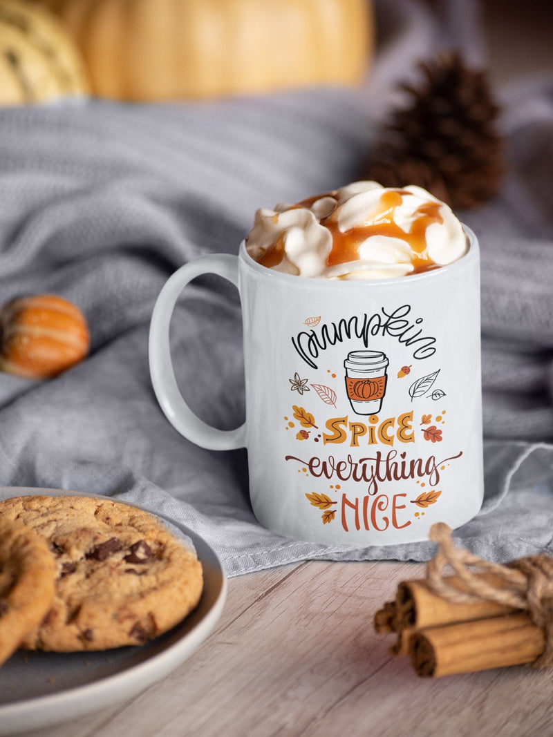 Pumpkin Spice Everything Nice Ceramic Mug