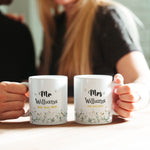 Personalised Mr & Mrs Mugs