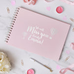 Personalised Guest Book for Leaving Gifts, Farewells at Work, City, or University