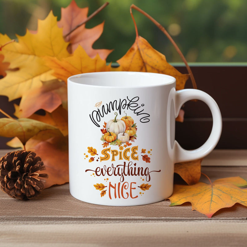 Pumpkin Spice Everything Nice Ceramic Mug