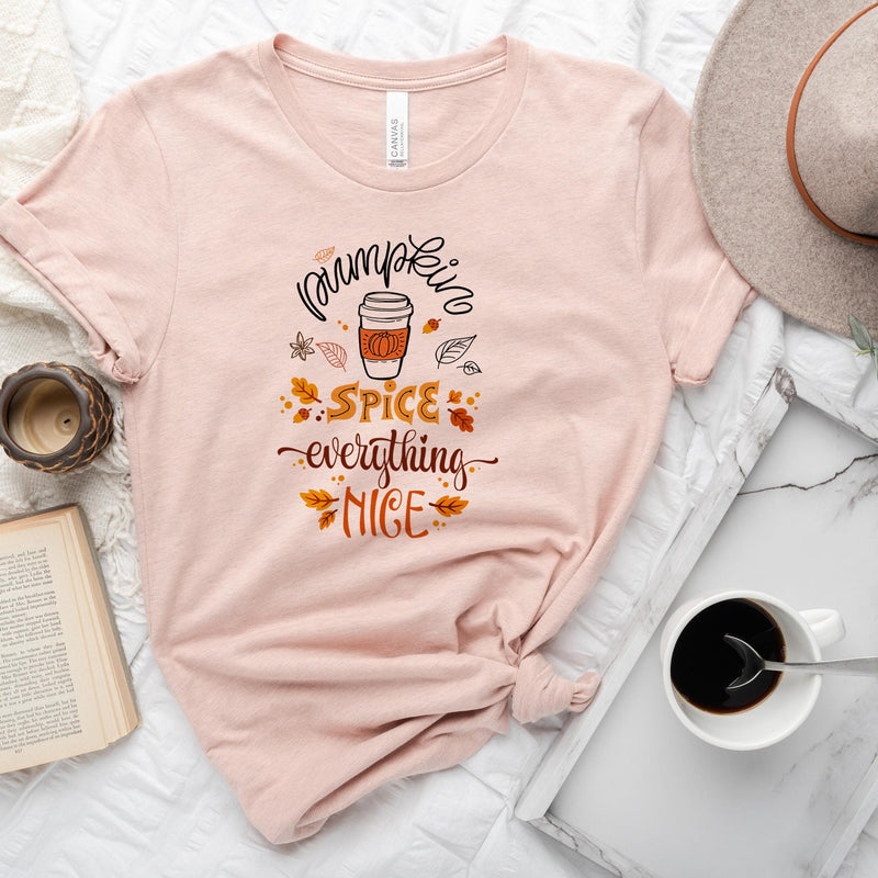 Pumpkin Spice Everything Nice Autumn T-Shirt