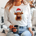 Highland Cow Christmas jumper