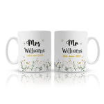 Personalised Mr & Mrs Mugs