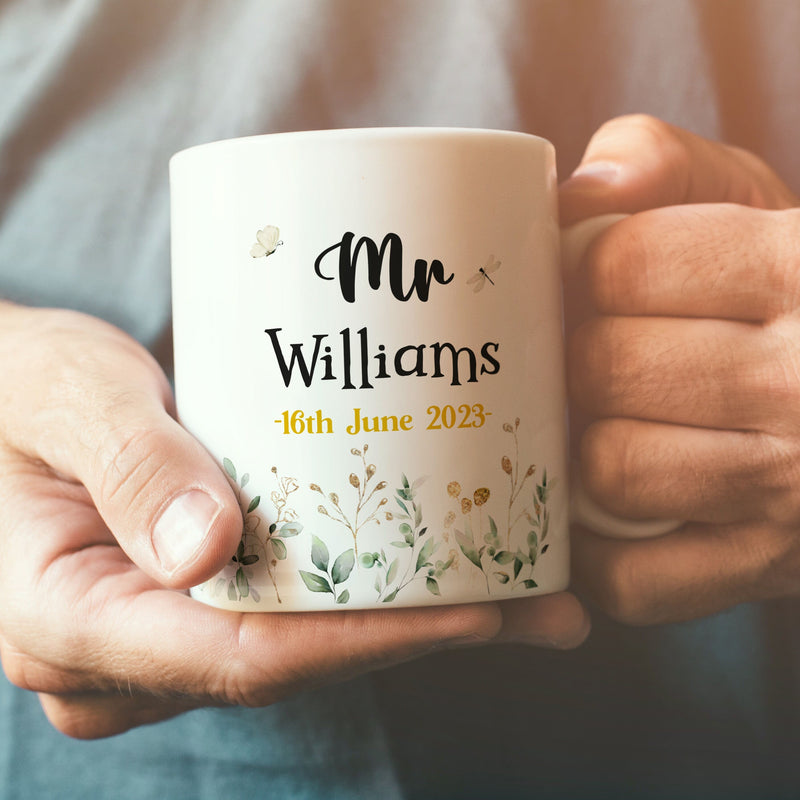 Personalised Mr & Mrs Mugs