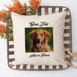 Custom Photo and Text Printed Cushion