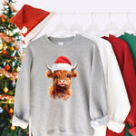 Highland Cow Christmas jumper