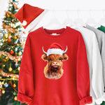 Highland Cow Christmas jumper