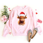 Highland Cow Christmas jumper