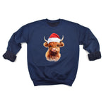 Highland Cow Christmas jumper