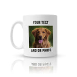 Custom Photo and Text Printed Mug