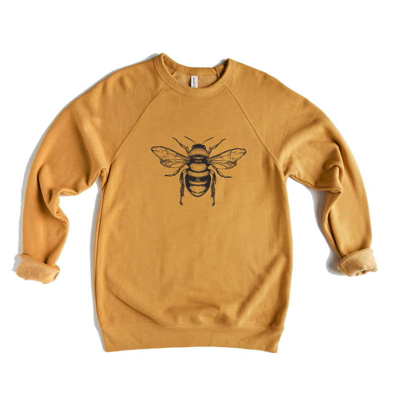 Bumble Bee Graphic Mustard Sweatshirt