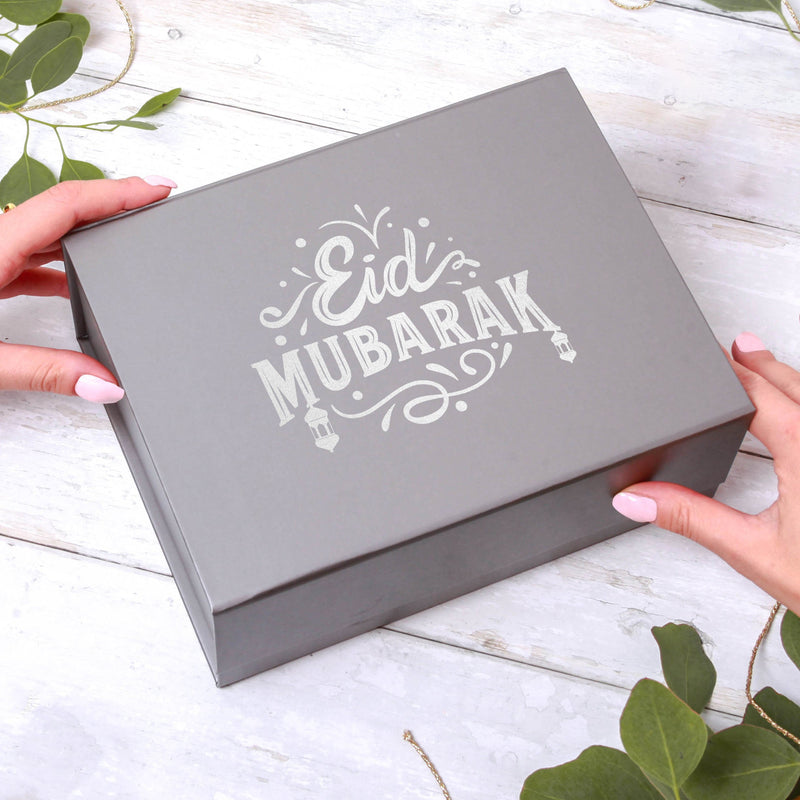 Personalised Eid Gift Box - Elegant Empty Eid Boxes for Customisable Eid Gift Hamper