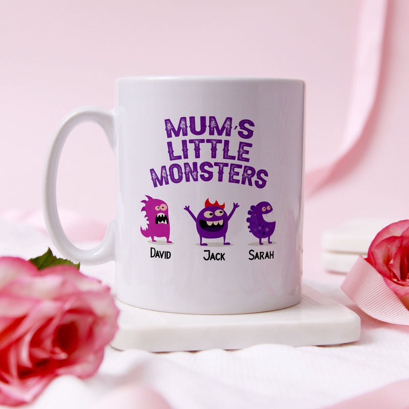 Personalised "This Mum Belongs To" Novelty Mugs | Mum's little Monsters