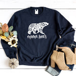 Mother's Day Sweatshirt | Mama Bear Floral Jumper