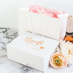 Personalised Bride Groom Gift Box with Wedding Date