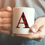 Personalised Christmas Mug with Hipster Santa