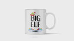 Personalised Family Christmas Mugs - Big Elf & Little Elf Mug Set