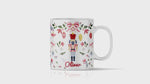 Personalised Christmas Mug with Nutcracker Soldier