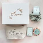 Will you be my Maid of Honour/ Bridesmaid Proposal Box - Filled Gift Box (Sage Green Theme)