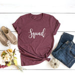 Bride and Squad Hen Party T-shirts - Pink Positive