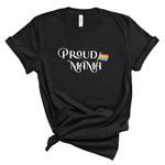 Pride Month Proud Mama Rainbow Flag T-Shirt for Mum