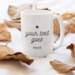 Custom Text Mug - Pink Positive